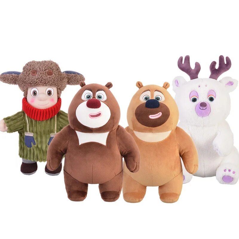 Буни Медведь Брат плюшевая игрушка Белый, snow bear 30cm