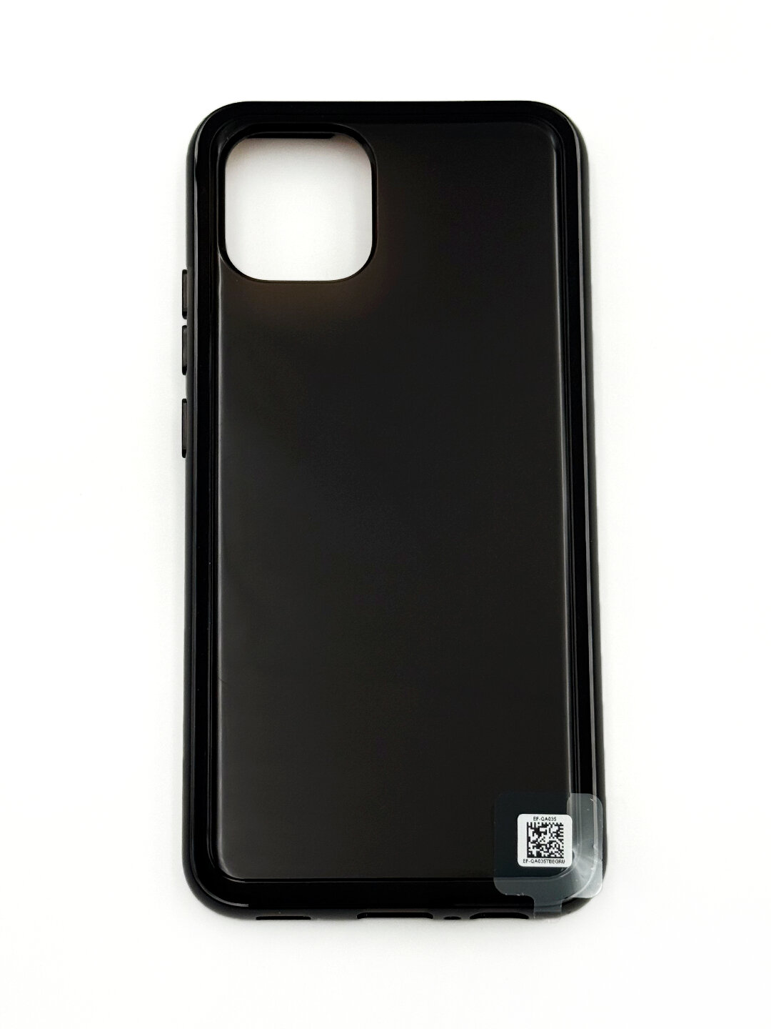 Чехол Soft Clear Cover, для Samsung Galaxy A03, силикон, черный — фото 1