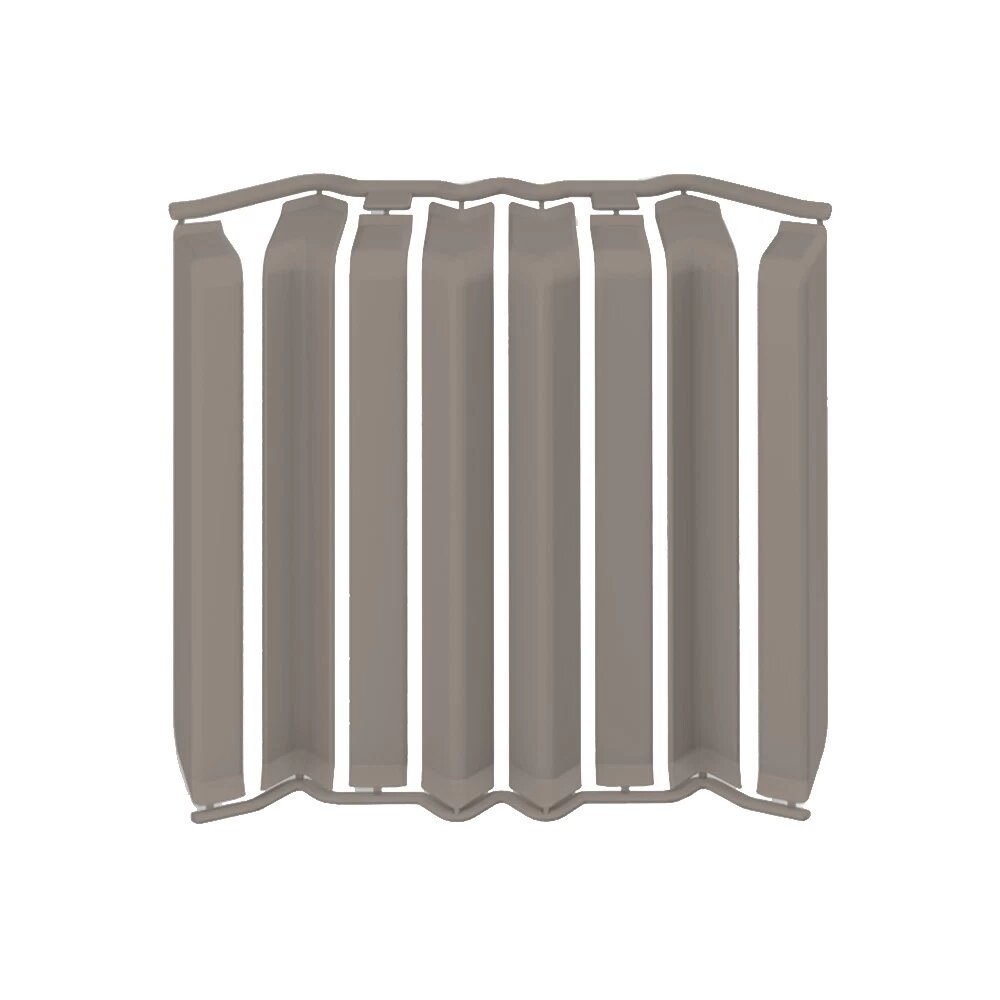 Накладка для прямоугольного плинтуса Идеал Дюра 80 мм платиново-серая (8 шт.) Идеал ИД-ПП80-Н8-Ф1 036 ПЛТ СЕР