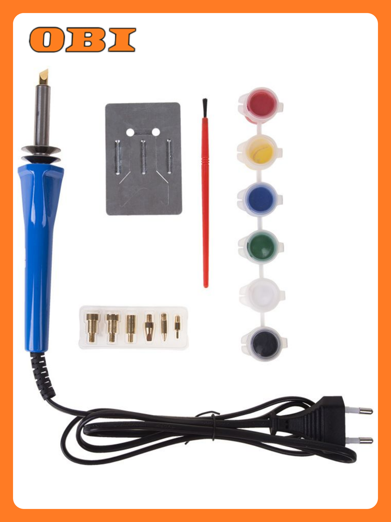 Выжигатель  пирограф 30Вт 230В 7 насадок блистер REXANT