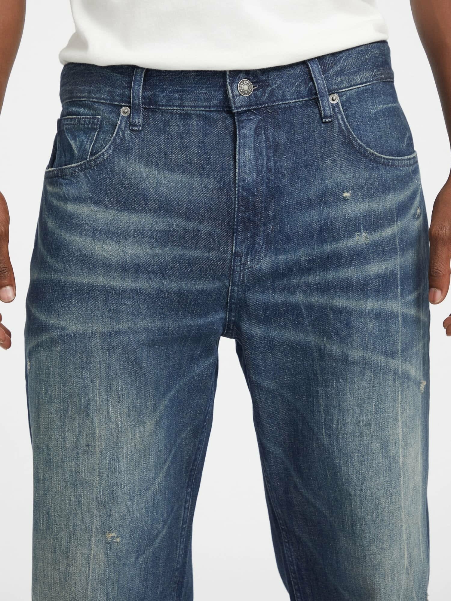 Джинсы багги GUESS GO BAGGY PANT, размер 34/34 JEAN, синий — фото 1