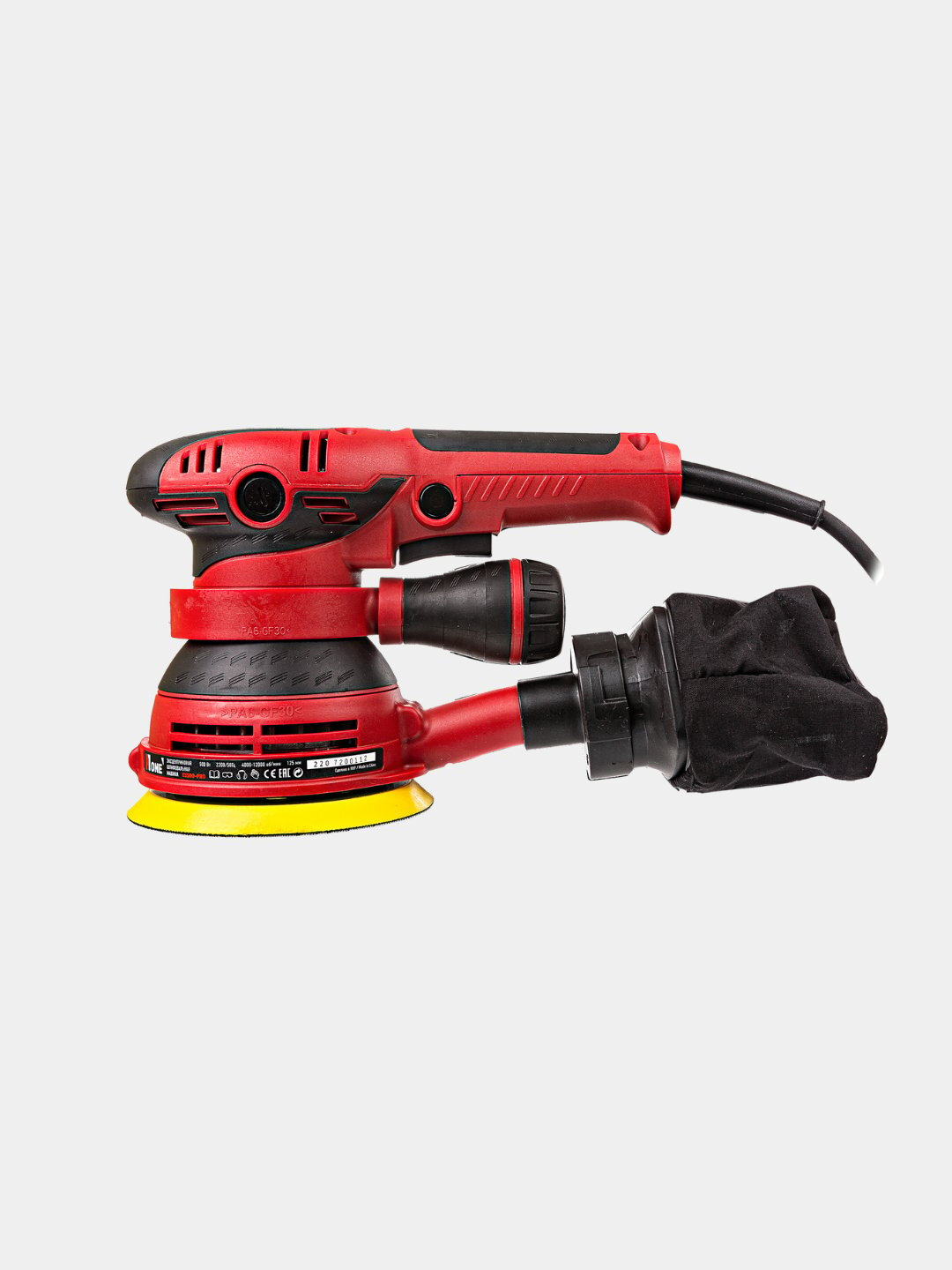 Эксцентриковая шлифовальная машина NUMBER ONE ES500-PRO (500 Вт, 125 мм, рег. обороты)