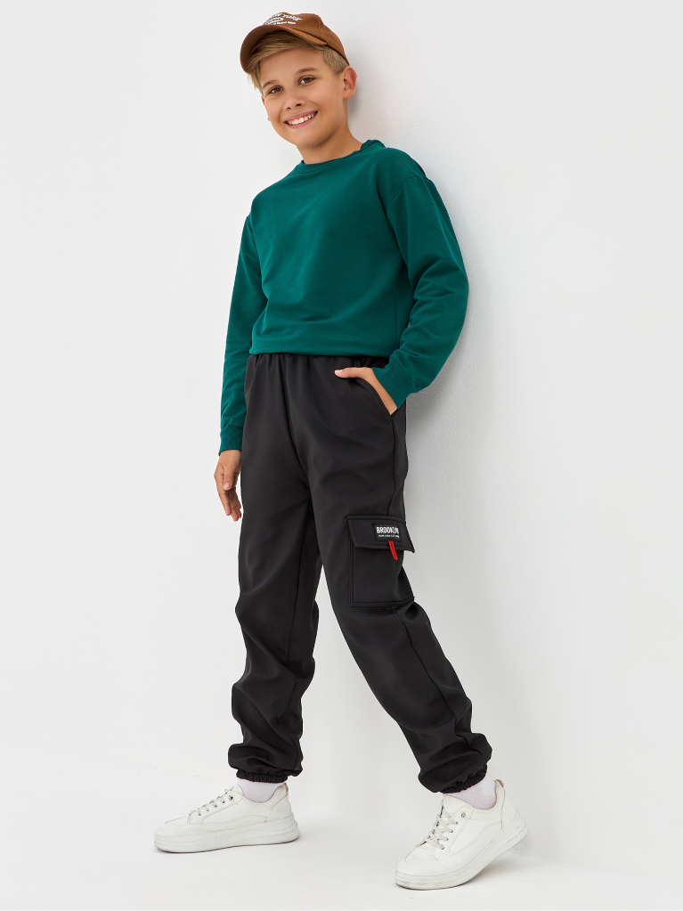 Брюки утеплённые Timy Love размер 152, , черный — фото 1