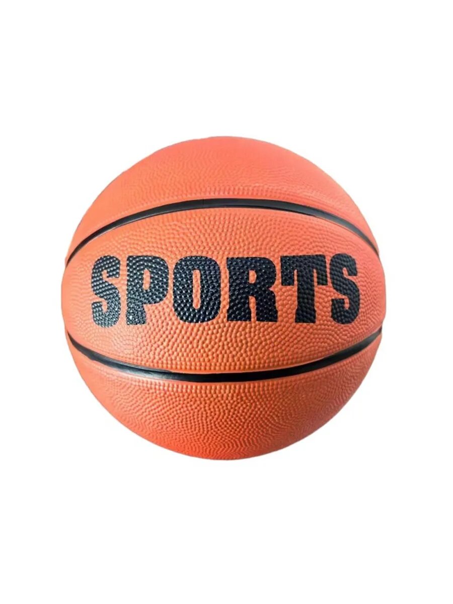 Мяч баскетбольный, оранжевый, №7, окружность 73-75см, 600г