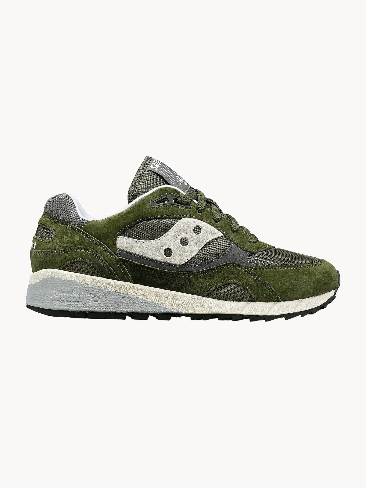 Кроссовки saucony Shadow 6000, размер 8 US, зеленый/серый/белый