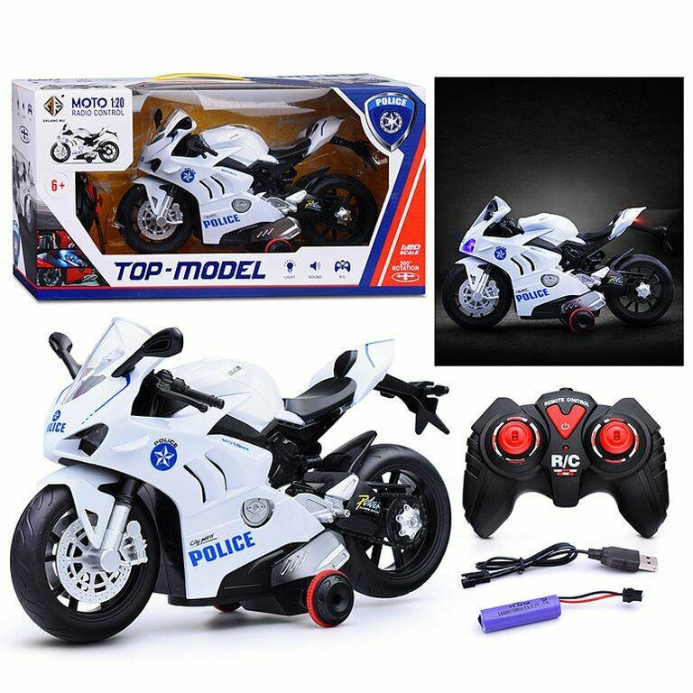 Электромотоцикл, для детей от 6 лет, световые эффекты, 14х6х20 см