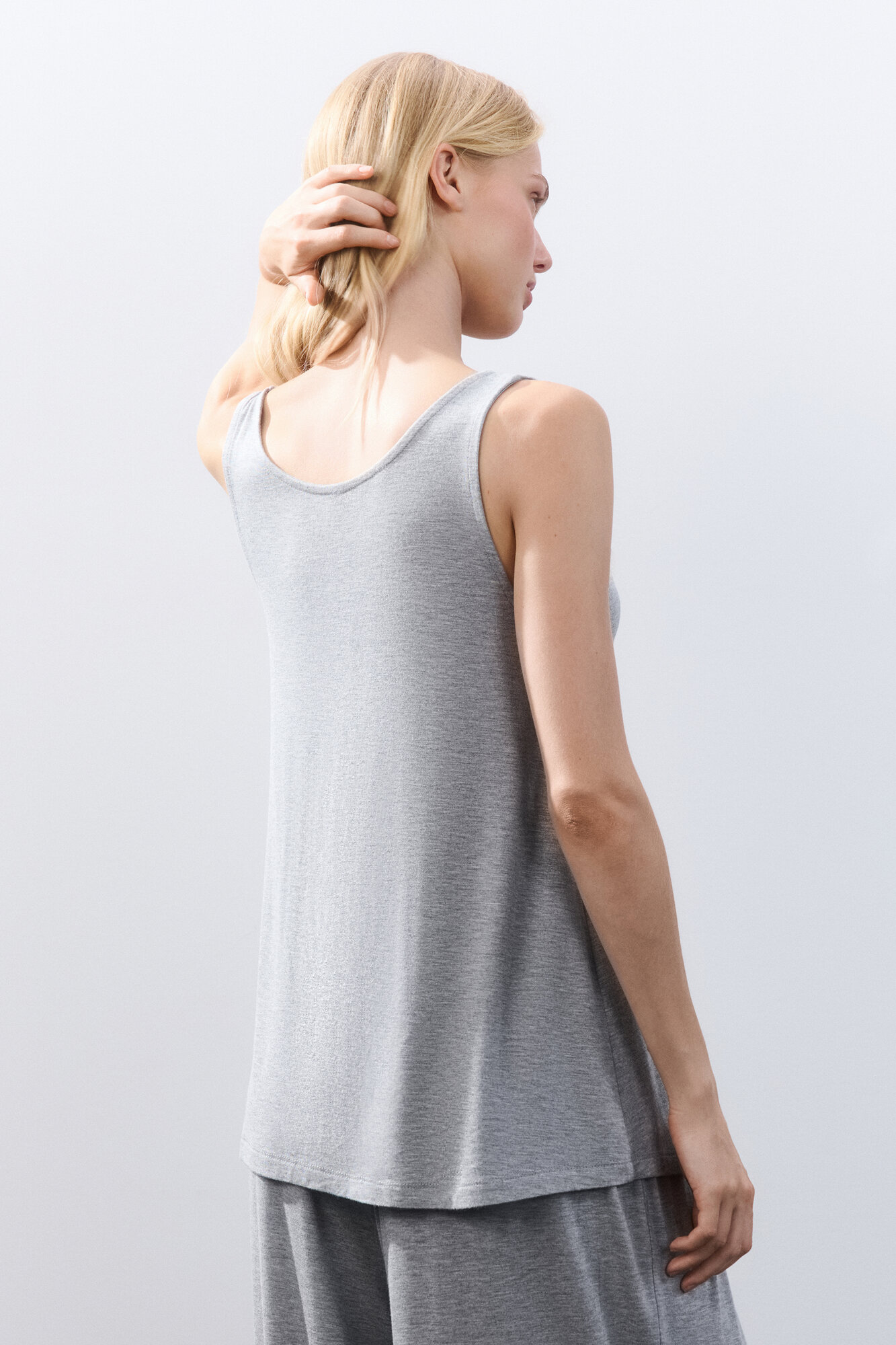 Майка Befree, размер L, серый меланж — фото 1