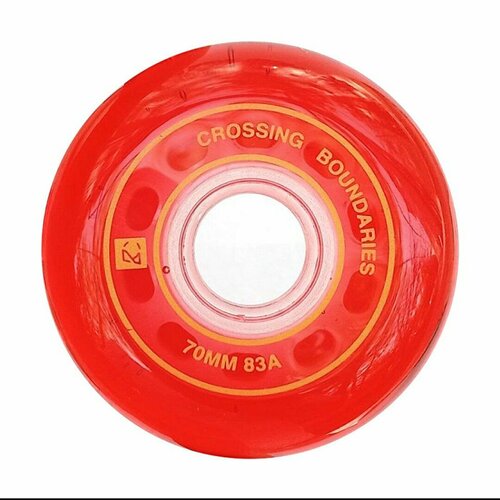 Колесо для роликовых коньков Crossing Boundaries CB 70/83A Red, 1шт.