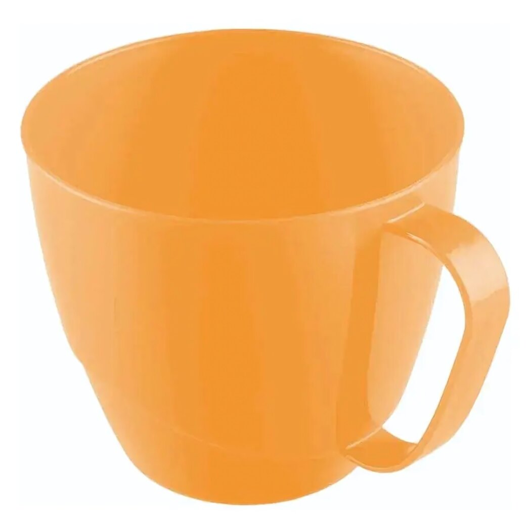 Кружка пластиковая 072л для холодных напитков прочный пластик цвет в ассортименте