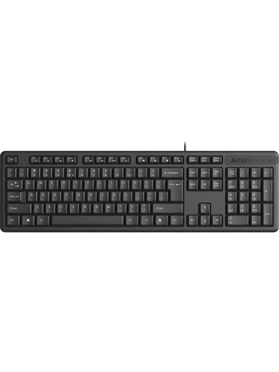 Клавиатура проводная A4Tech KR-3 для ноутбука и ПК