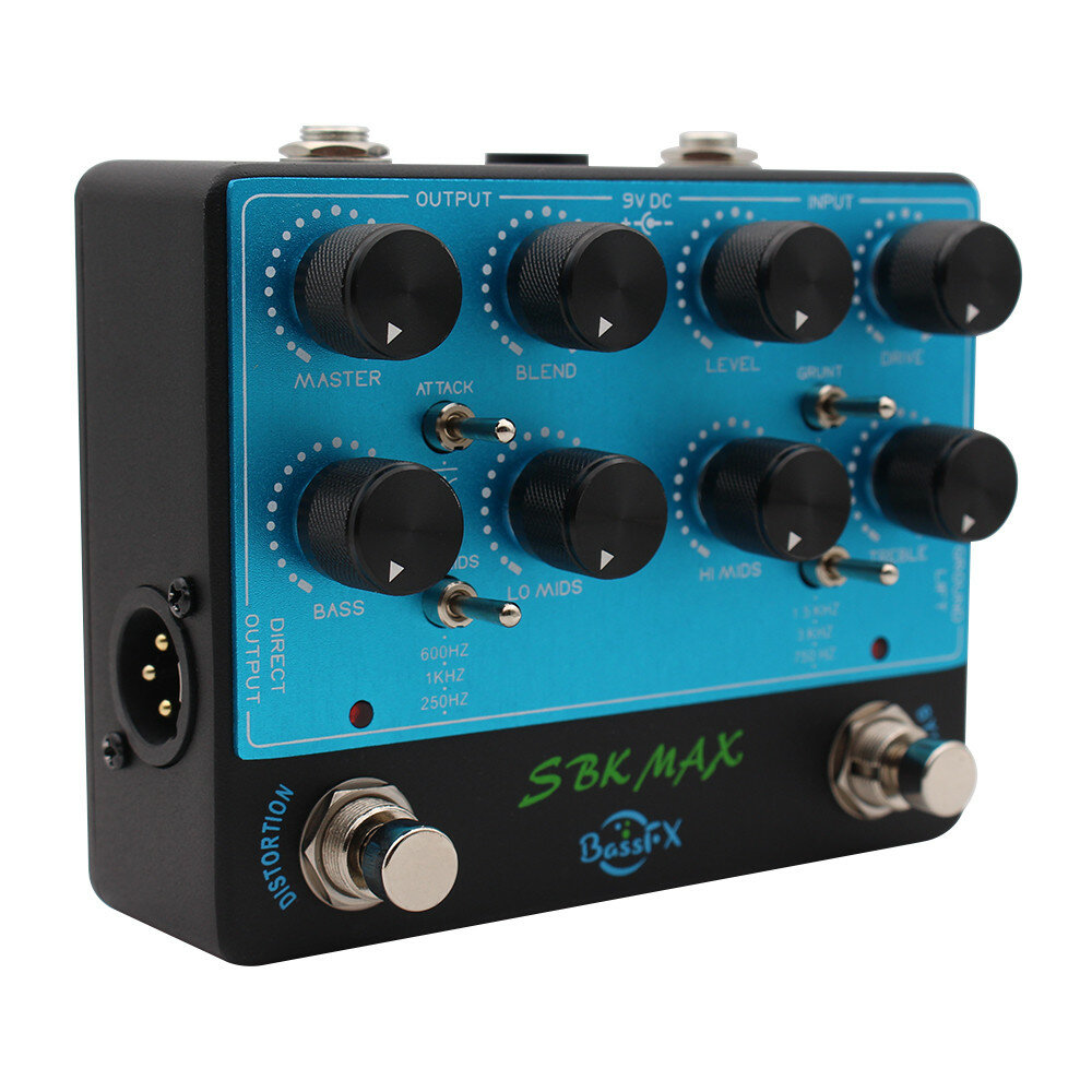 FANMUZK SBK MAX BassFX Ultimate All-in-One Bass Preamp - Овердрайв