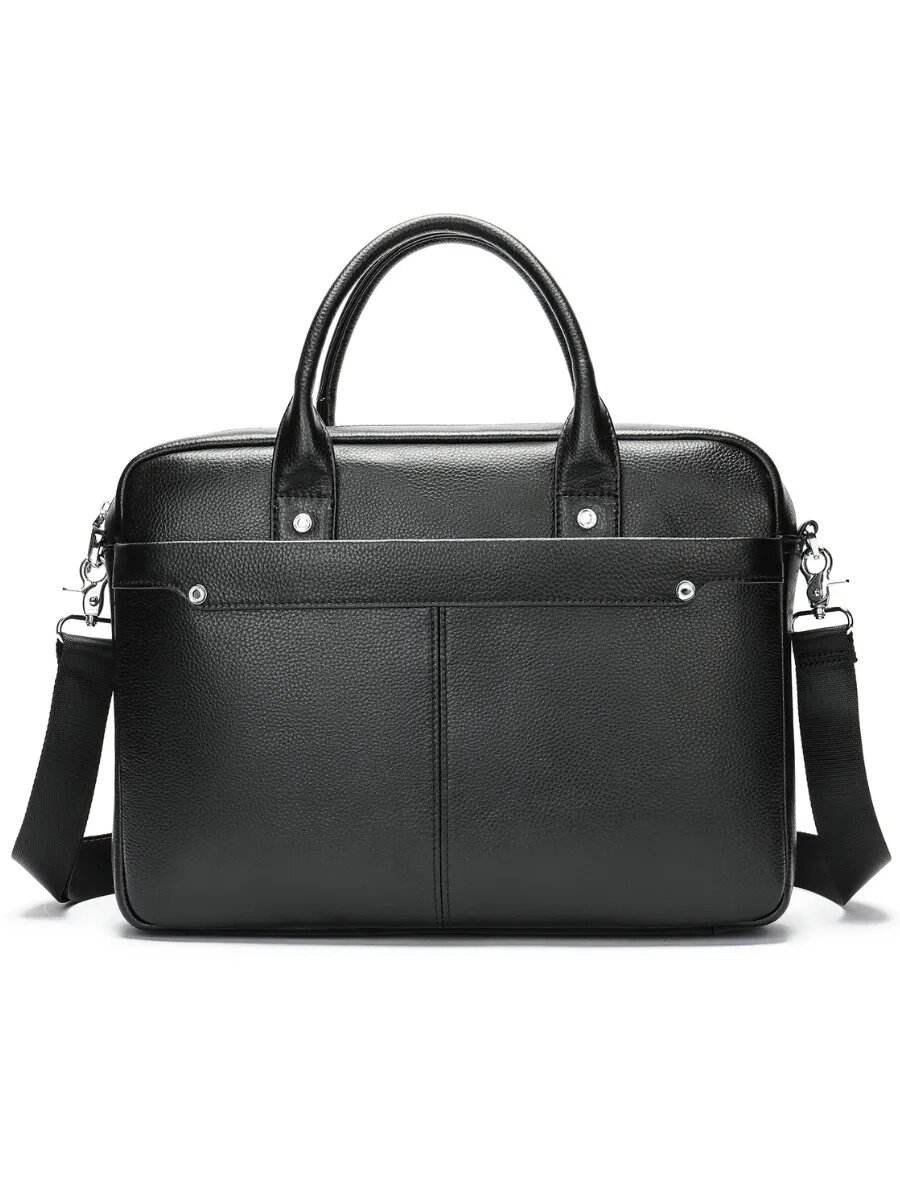 Сумка FAUSTINI, фактура зернистая, черный — фото 1