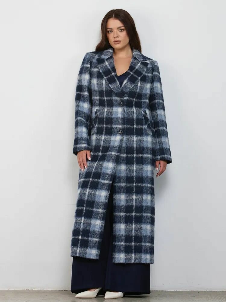 Пальто 4FORMS, размер M, бело-синий