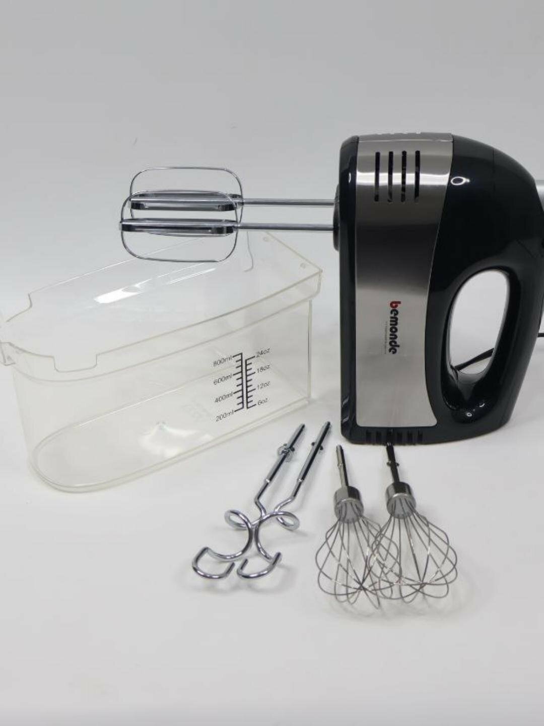 Миксер ручной Bemonde HM1048 BM-HM, 400W, пластик/металл, 5 скоростей, турборежим
