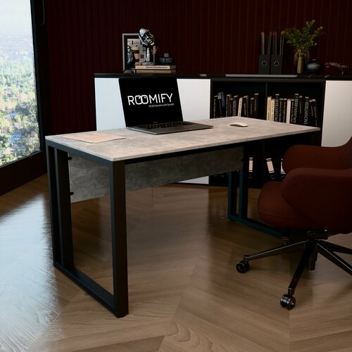 Изображение товара Офисный стол ROOMIFY TRIO, металлический, ЛДСП, 160х70х75 см