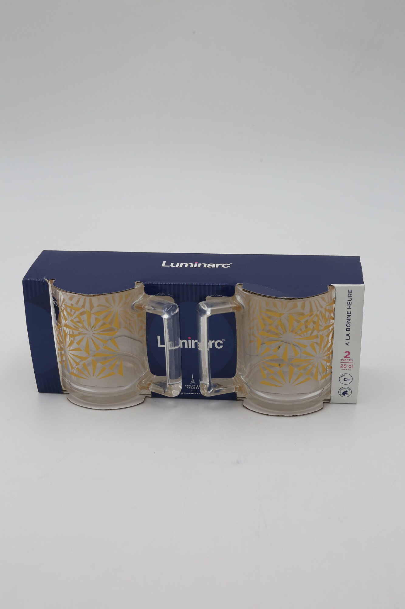 Кружка LUMINARC A LA BONNE HEURE SOFYA GOLD P5700 250мл 2шт 2х6