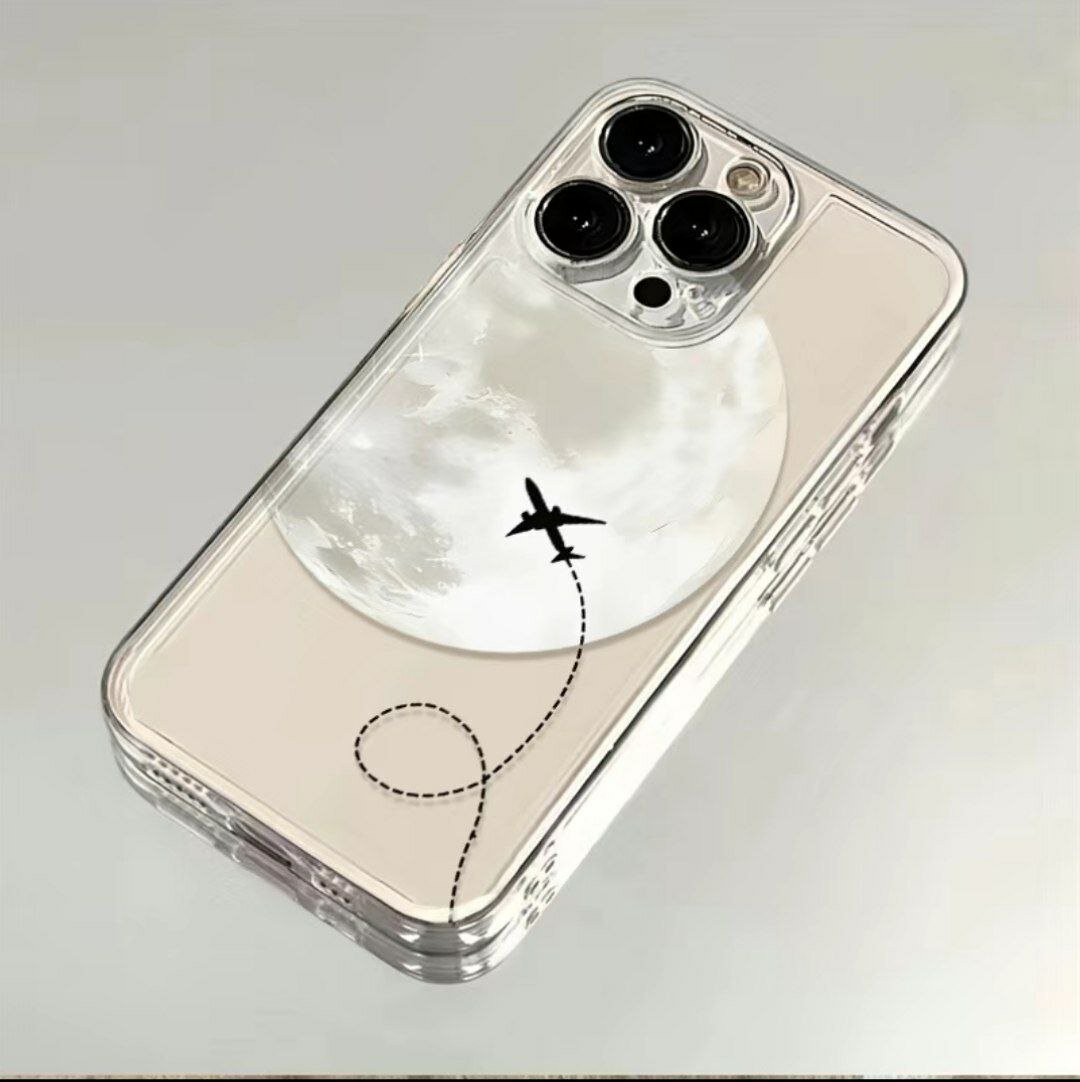 Чехол Moon and Plane для iPhone 15 ProMax — фото 1