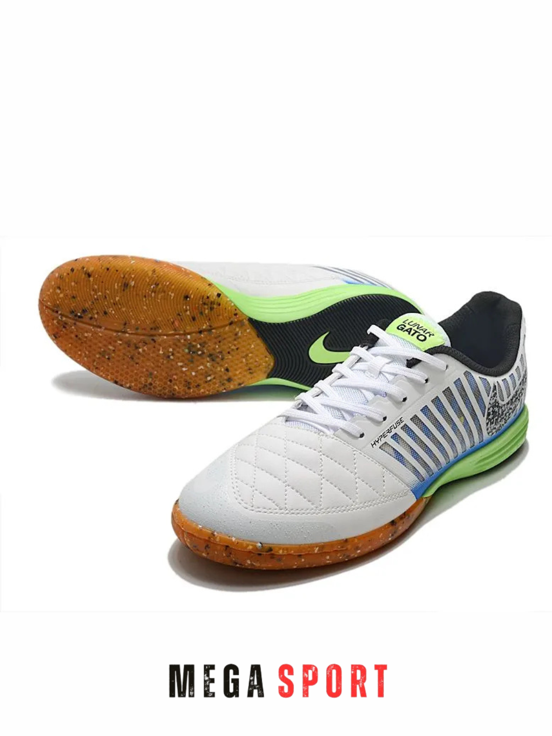 Бутсы , размер 39, зеленый/бежевый — фото 1