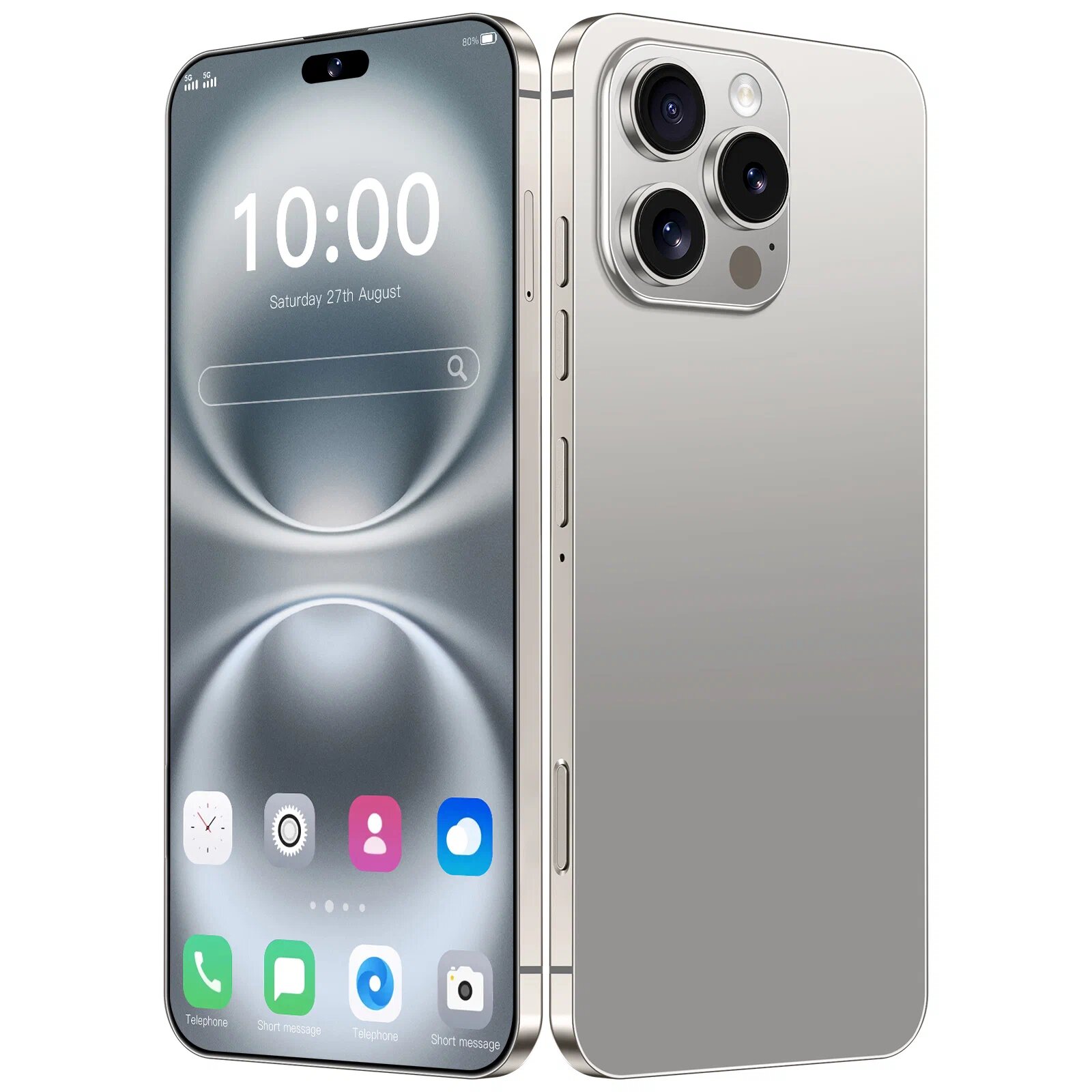 Смартфон C M X i16Pro Max, Android 14, 10 ядер, 5G, IPS, 6.8", 12Гб+512Гб, черный