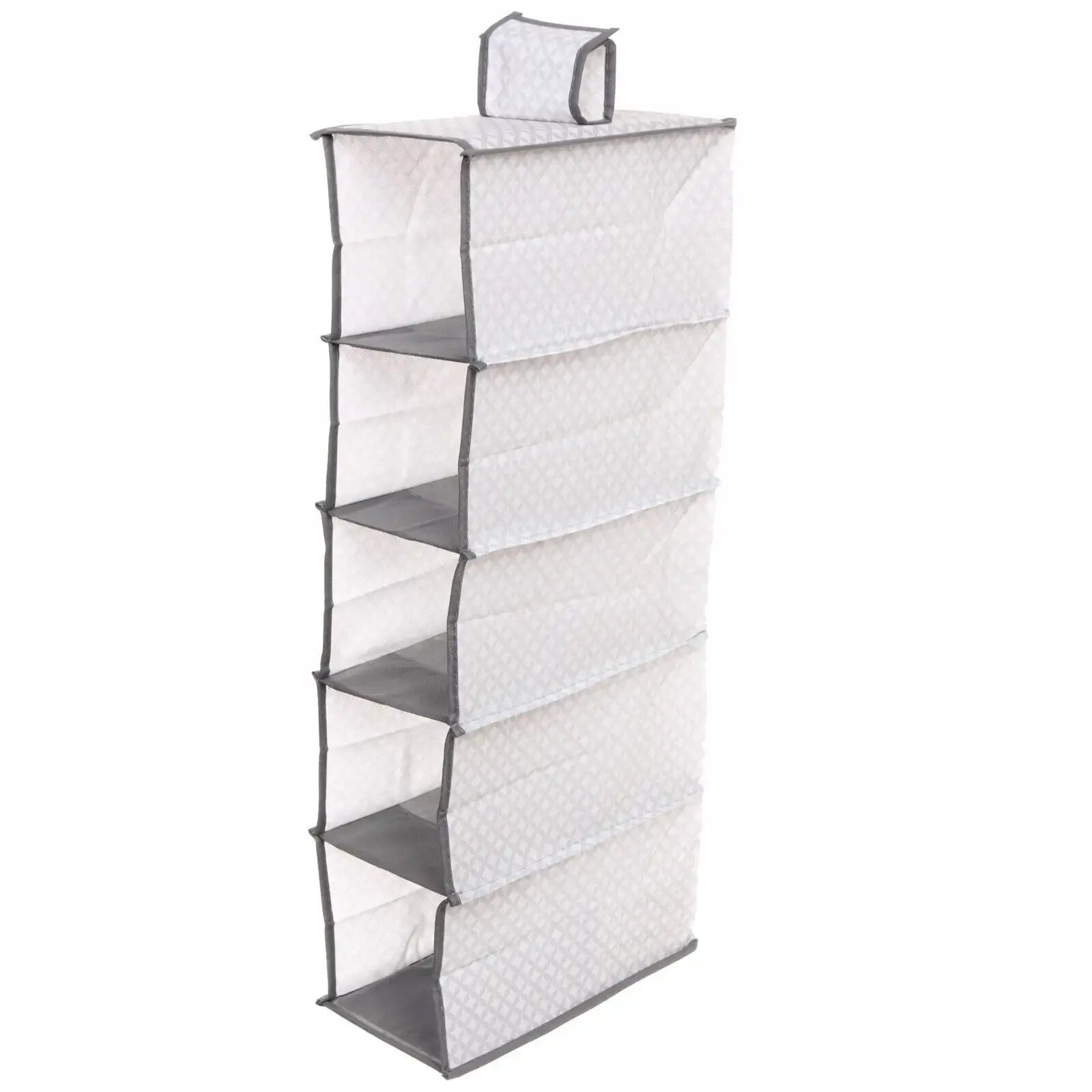 Кофр-органайзер подвесной «эклатт», 5 отделений, пыльно-серый, 30х15х70см