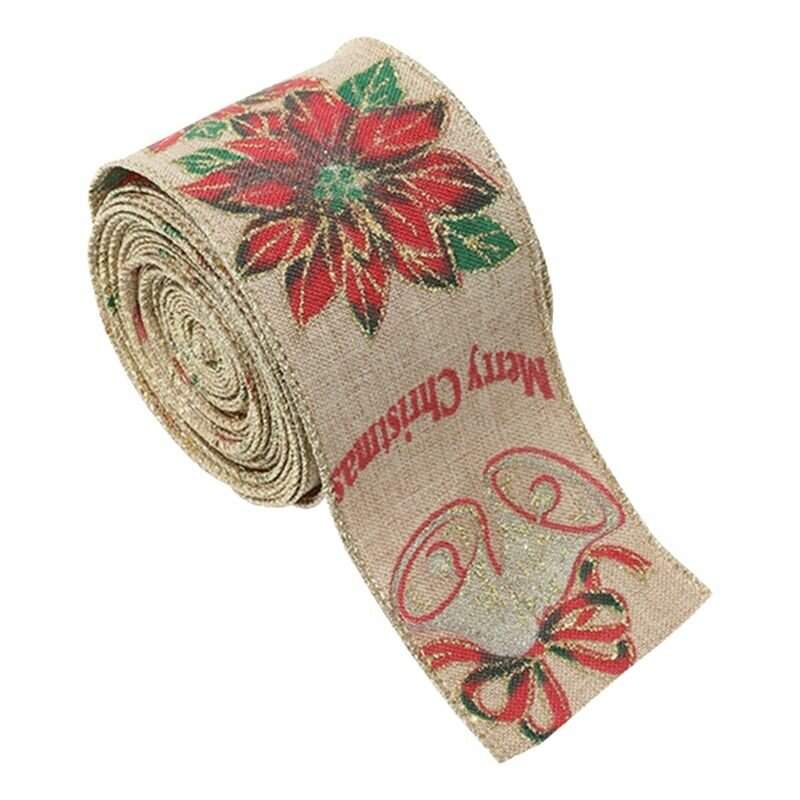 Функциональные гирлянды из шпагата для украшения дверей каминов и окон - Красный цветочный колокольчик