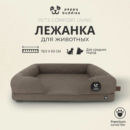 Изображение товара Лежанка для собак средних пород , диван для собак , 78х63 см.