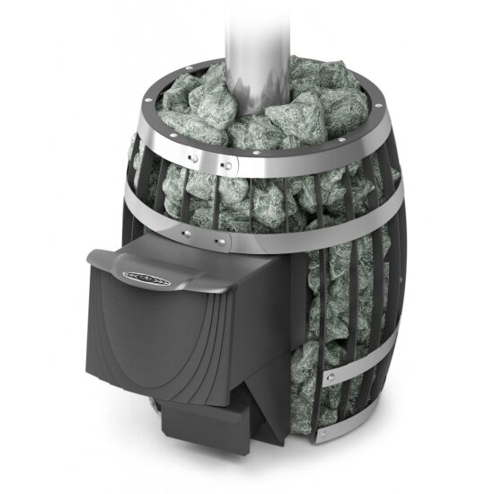 Печь банная Tmf сетка Саяны Мини Carbon с дверцей антрацит