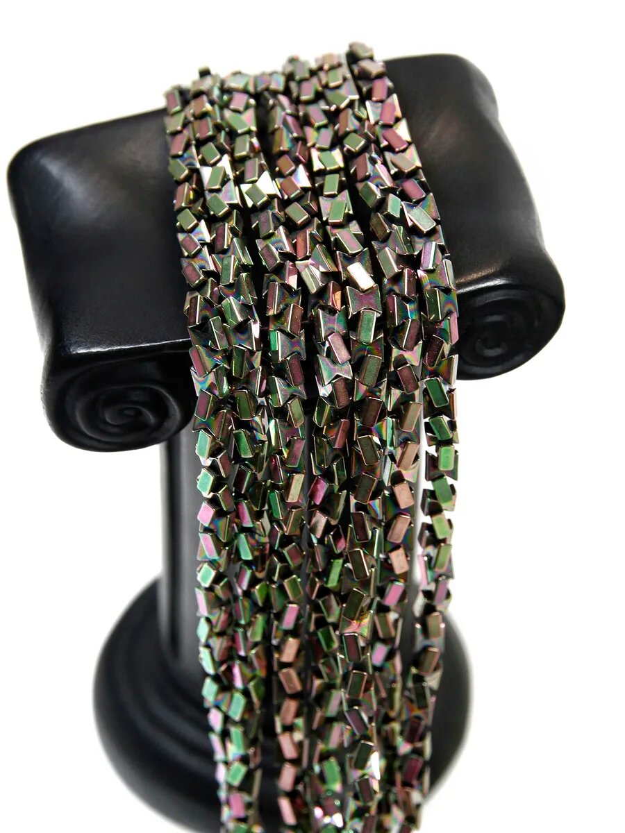 Гематин бабочки - хвост павлина - 3.5 мм (около 85 шт) — фото 1