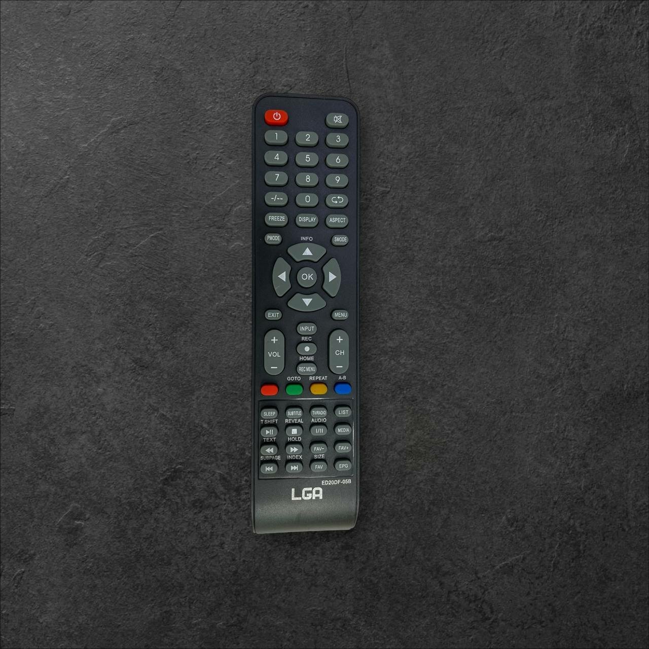 Универсальный пульт, для телевизор LGA , АБС-пластик, черный
