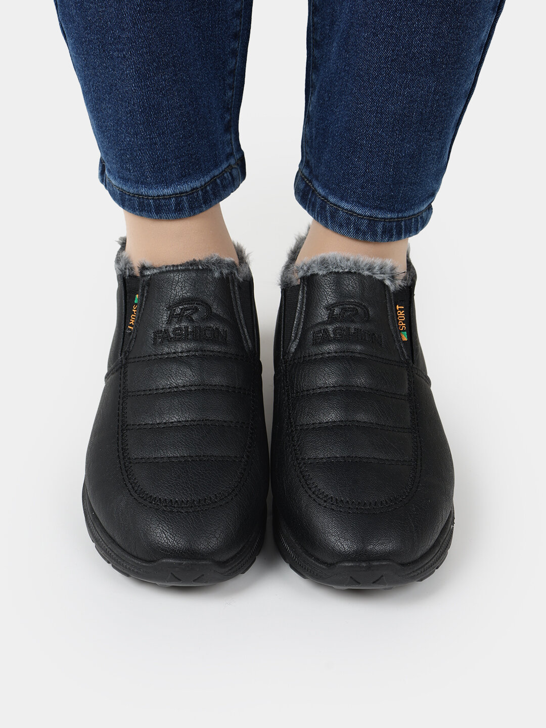 Полусапоги, размер 40, черный — фото 1