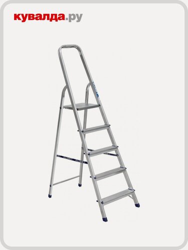 Изображение товара Стремянка алюминиевая алюмет АМ 705 5 ступеней