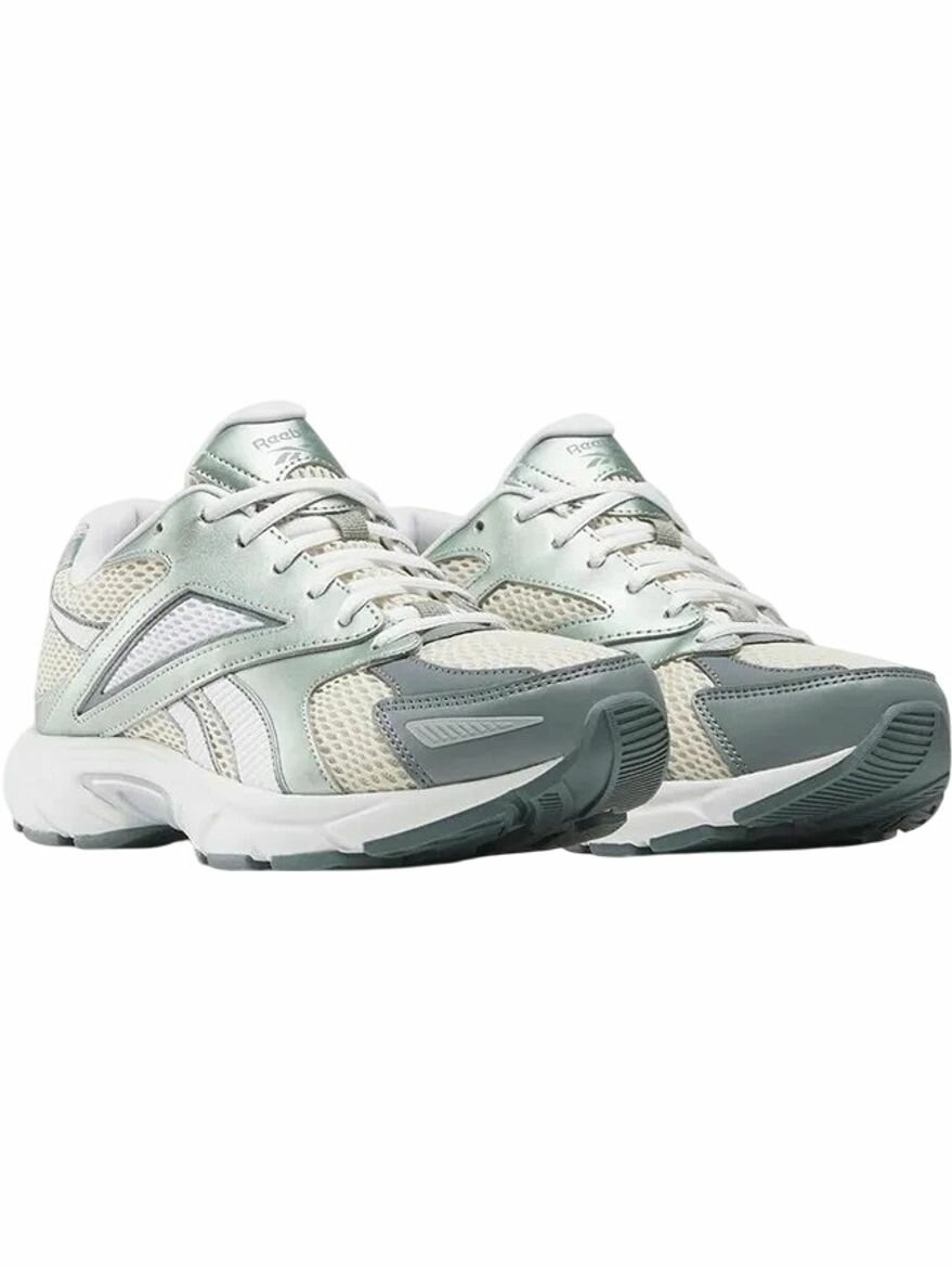 Кроссовки Reebok Road Prime, полнота F, размер 9,5 US, бежевый/серый/белый — фото 1
