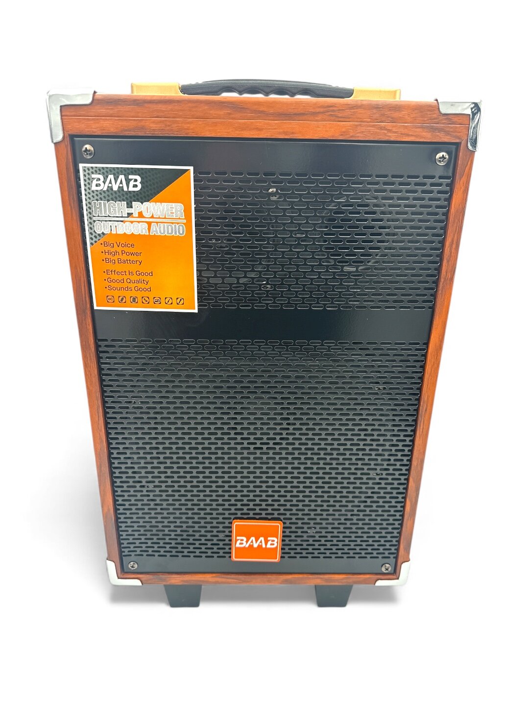 Большая беспроводная колонка Bluetooth, караоке, с RGB подсветкой, с микрофоном и пультом