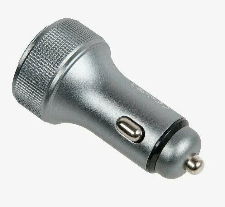 Зарядное устройство для авто в прикуриватель 2в1 USB Type c 5в 20W — фото 1