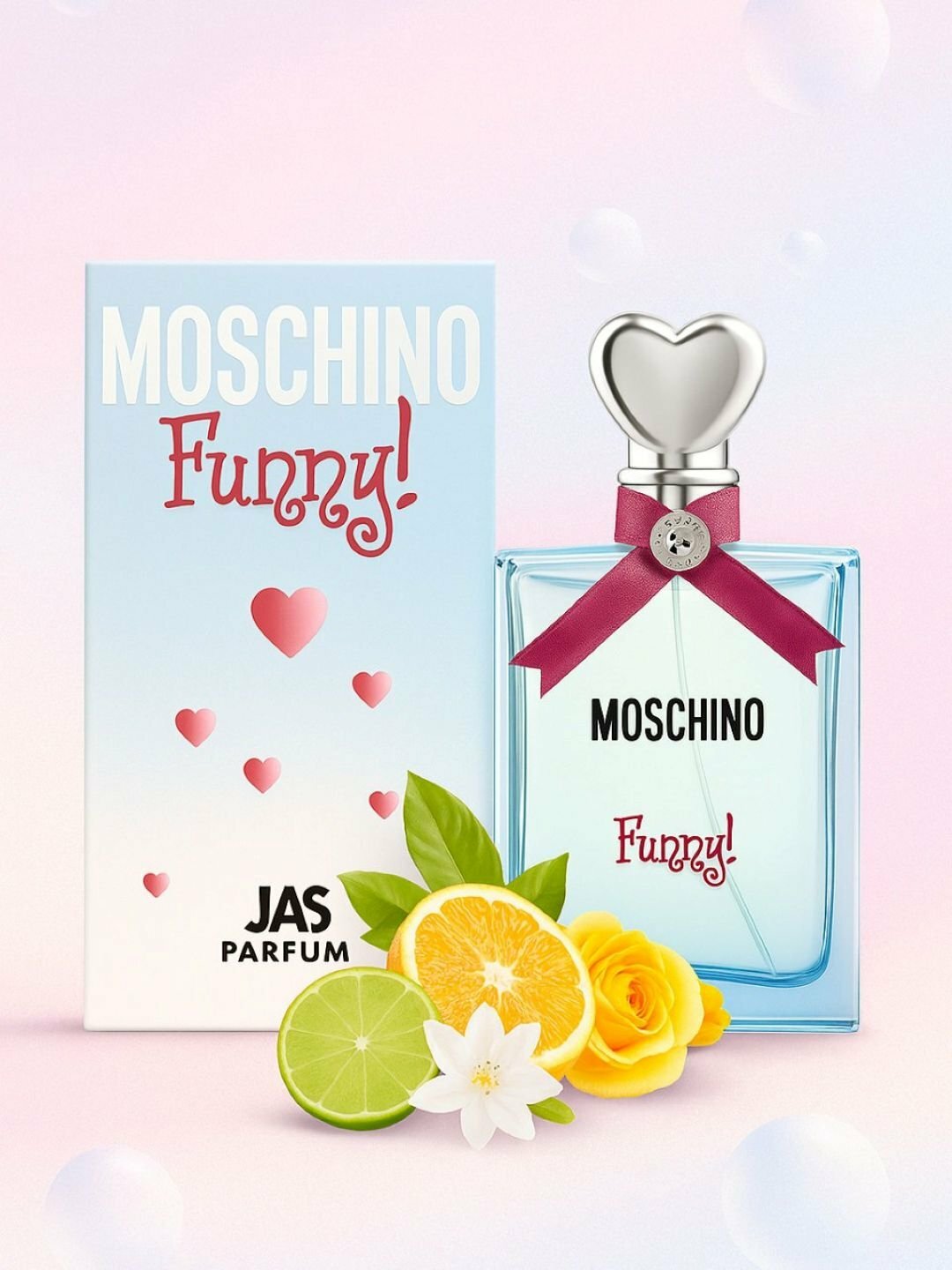 Парфюм MOSCHINO "FUNNY", женская, восточные, фужерные, фруктовые, пряные, 100мл