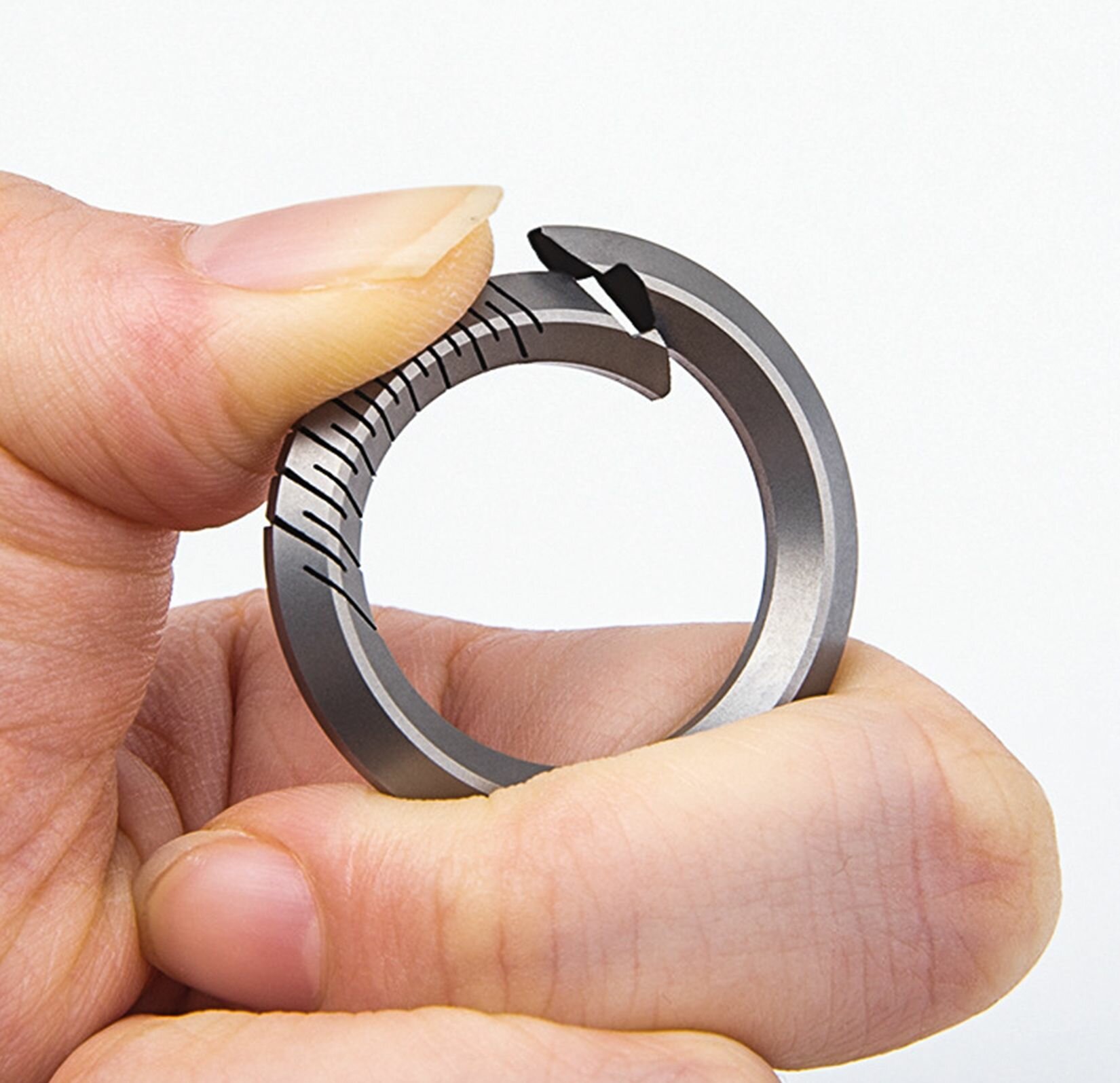 Бирка для ключей, серый — фото 1