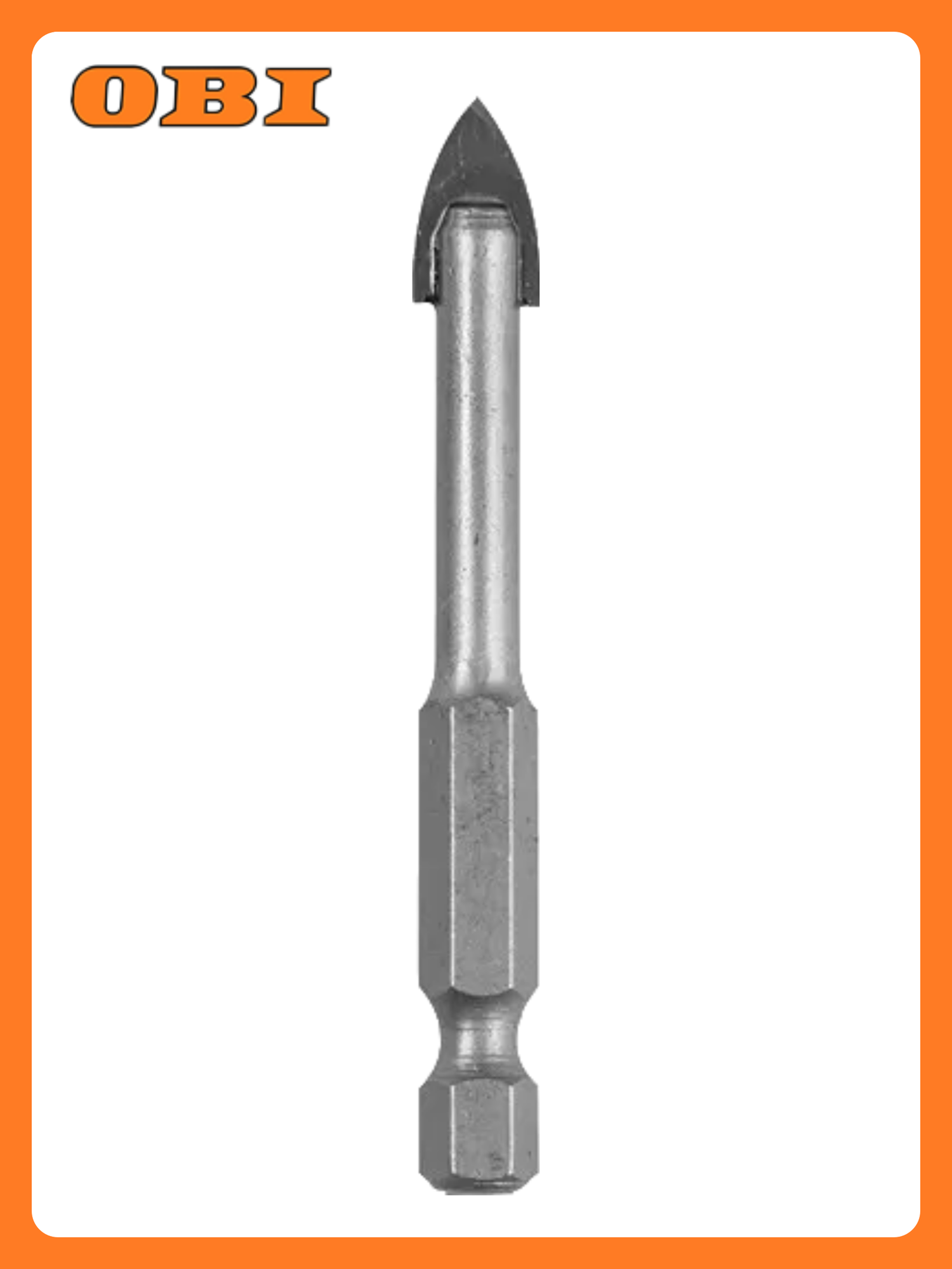 СТС-042 Сверло по стеклу и керамике 3мм - шестигранный хвостик 2 резца стронг