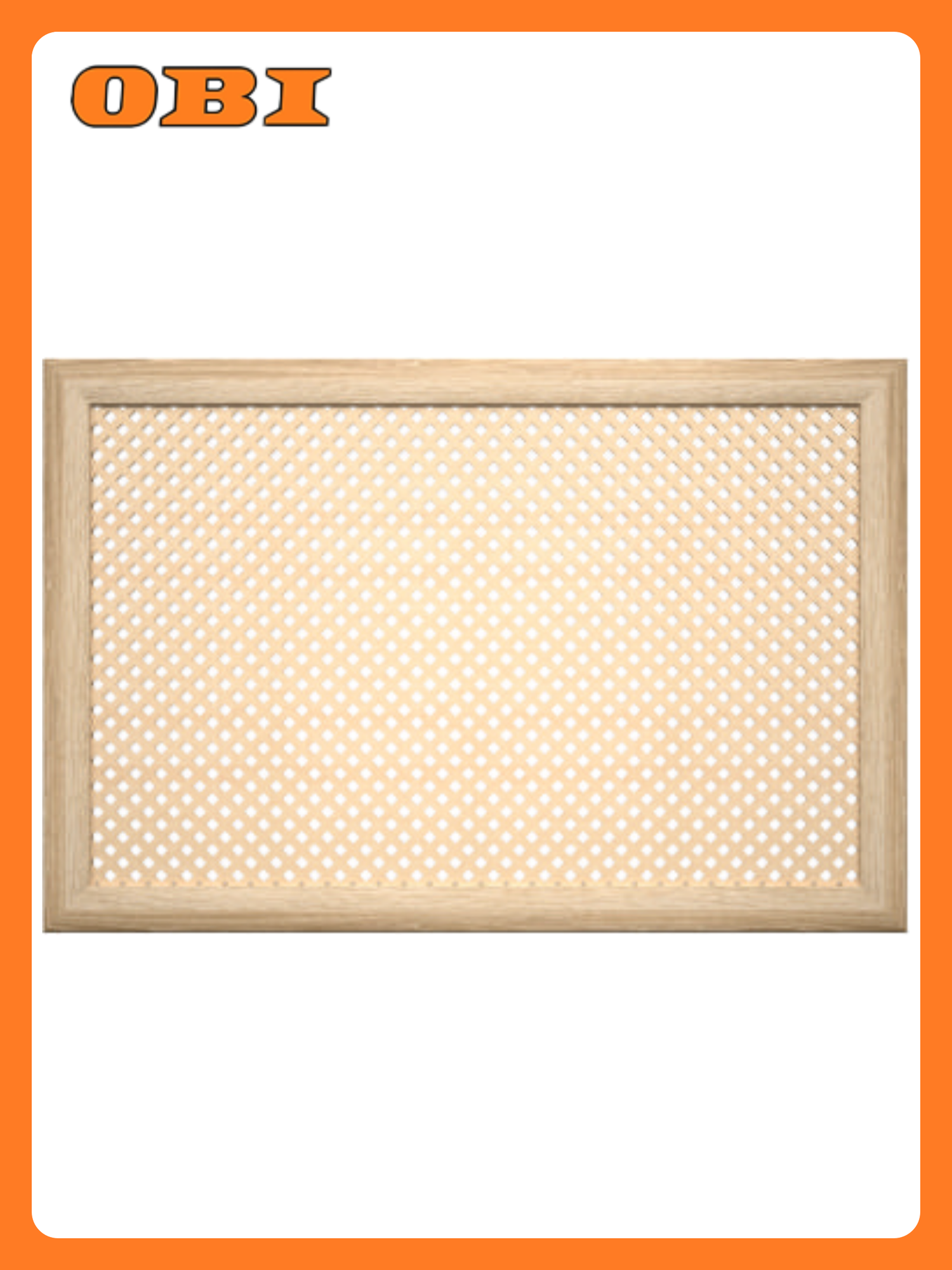 Экран радиатора Stella "Глория" МДФ перфорированный 90x60 см