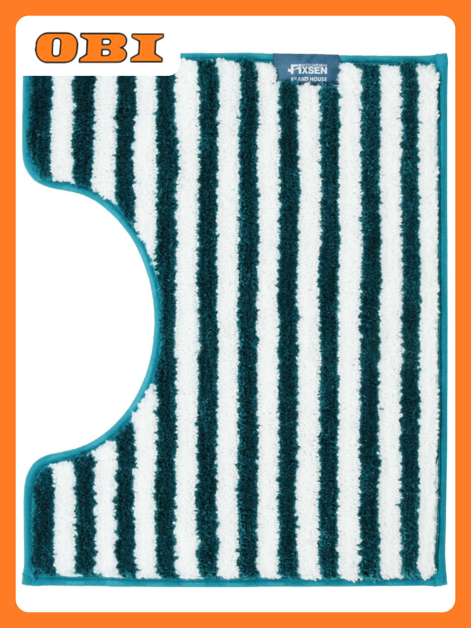 Коврик для туалета Liner синий 50х40 см