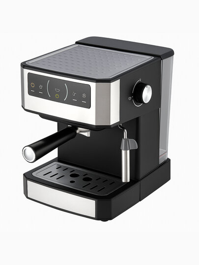 Кофемашина BM-6879, Эспрессо, Капучино, Латте, 20 бар, 1450 Вт, металлический корпус