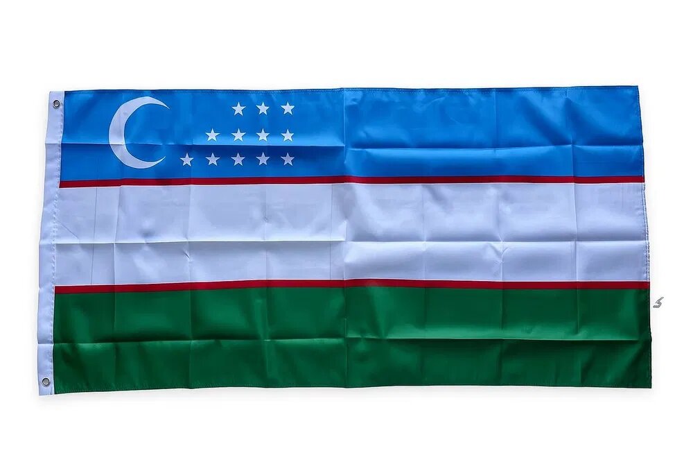 Флаг Узбекистана, Размер 150х70 см — фото 1