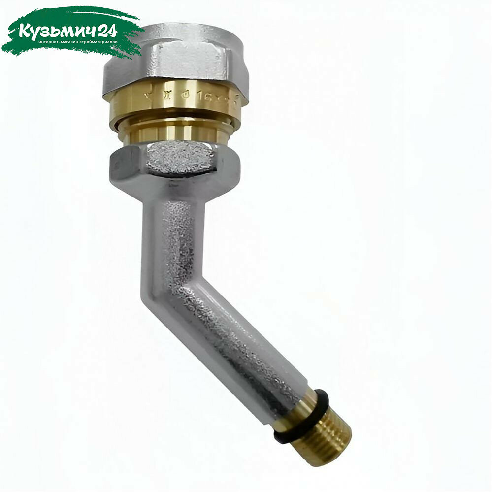 Соединитель для смесителя и МП трубы Vigro 1616 L16х10М   изогнутый