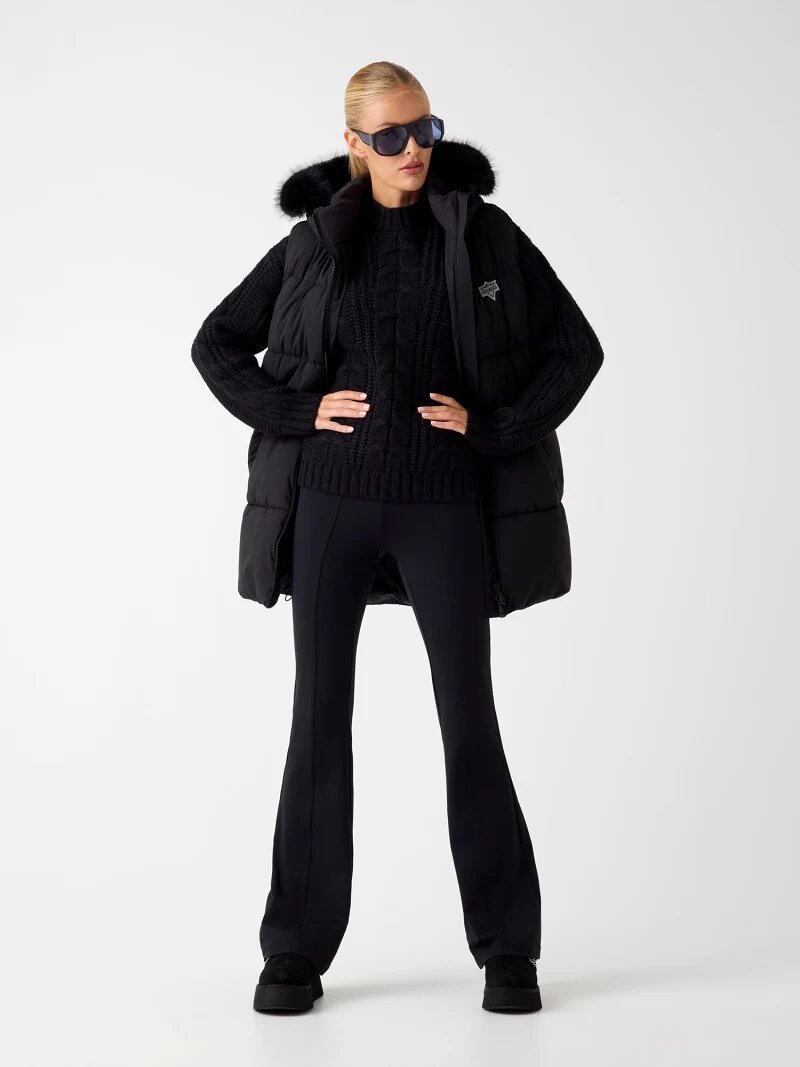 Свитер GUESS LS MOCK NECK NATHALIE SWTR, размер M, , черный — фото 1