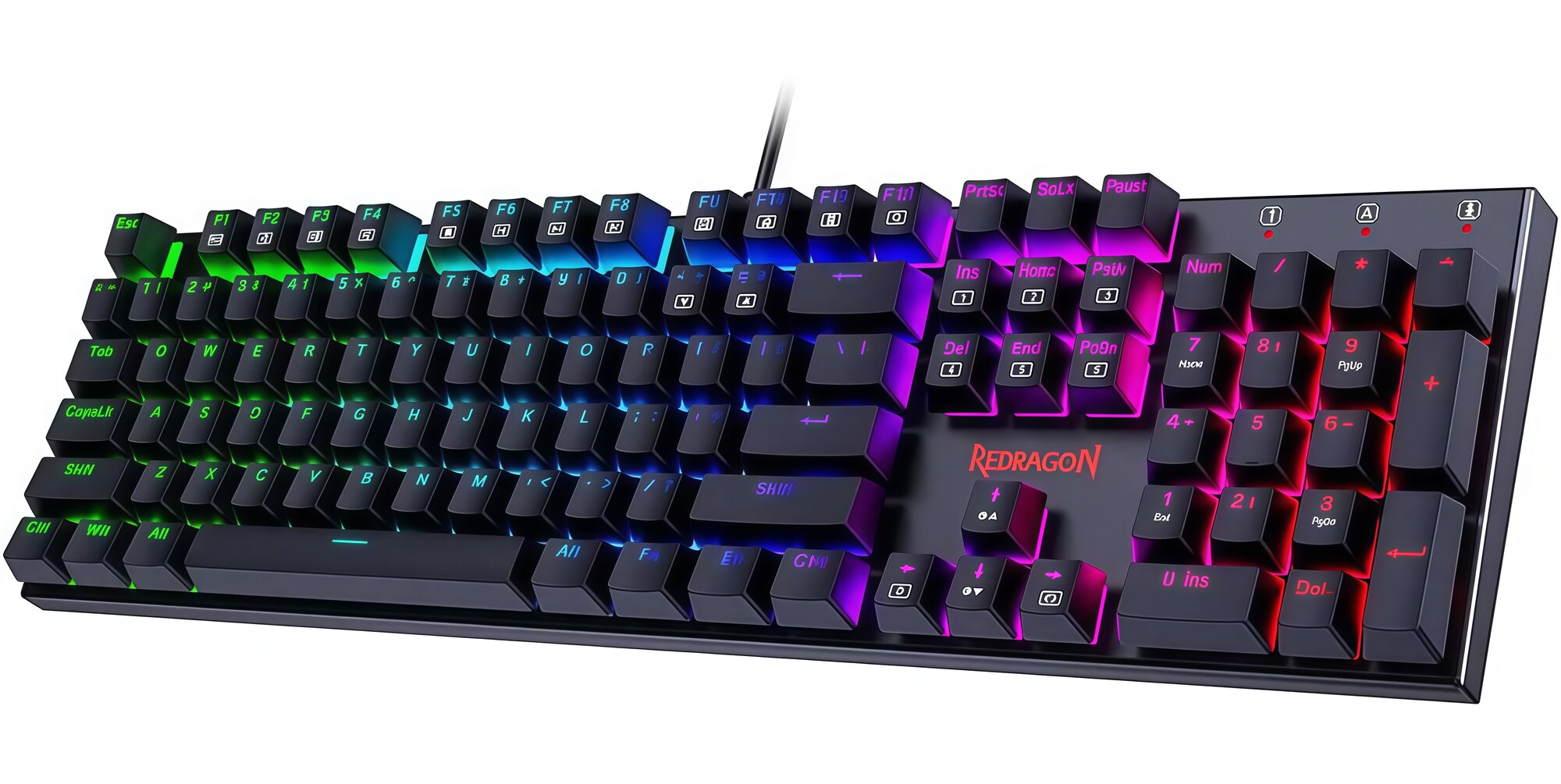 Механическая игровая клавиатура REDRAGON K565R RUDRA с радужной подсветкой