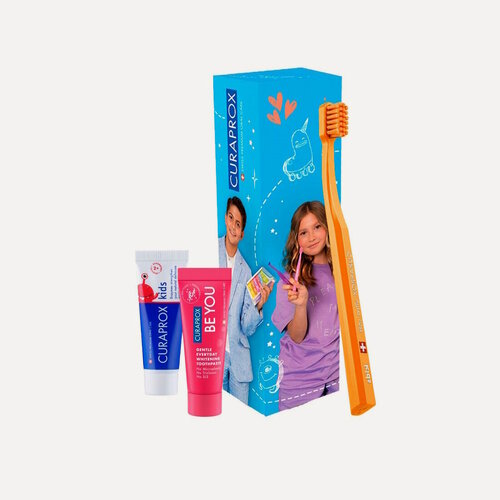 Изображение товара Подарочный набор CURAPROX для ухода за полостью рта для детей "Играй с нами"