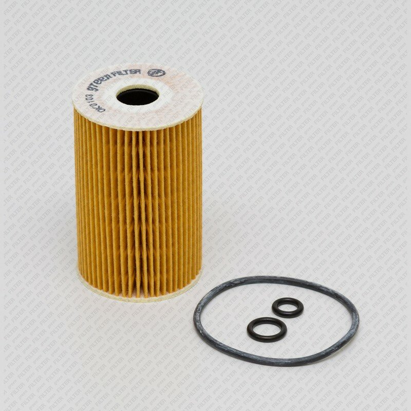 Фильтр масляный картридж GREEN FILTER OK0103 AUDI A3 09-> / VW Golf/Passat/Polo 09-> / SEAT Ibiza 09->