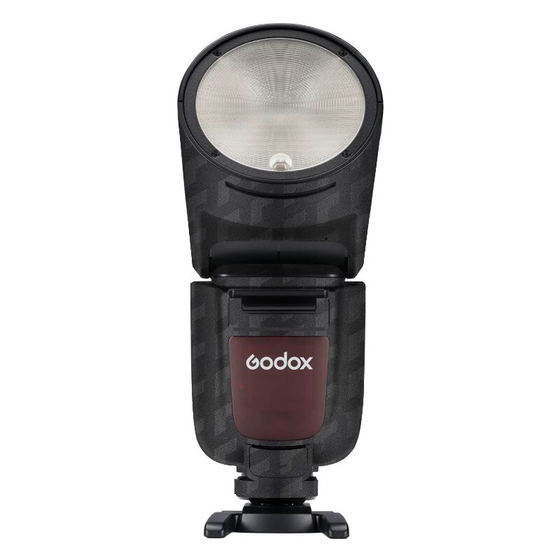 Защитная пленка для вспышки Godox V1 Pro с матовым 3M клеем, черный узор как стрелка - одна штука