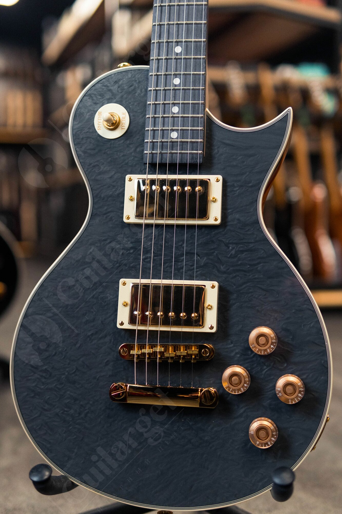 Электрогитара Caraya E232FTBK уменьшенная — фото 1