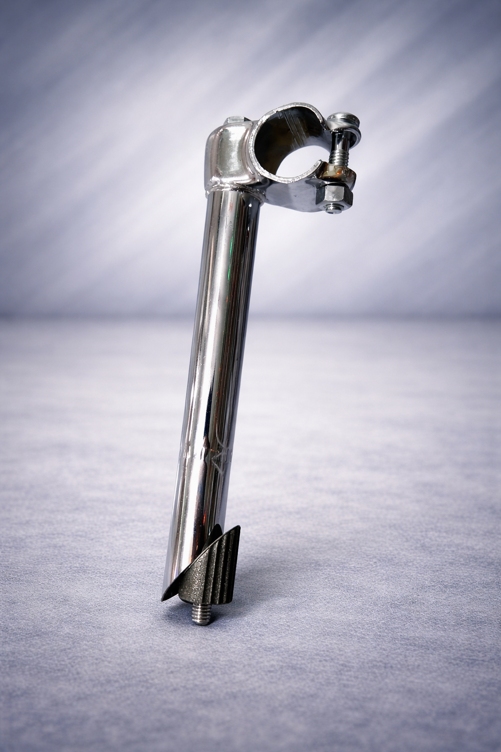 Вынос руля для городских и детских велосипедов 21 см, универсальный, хромированный