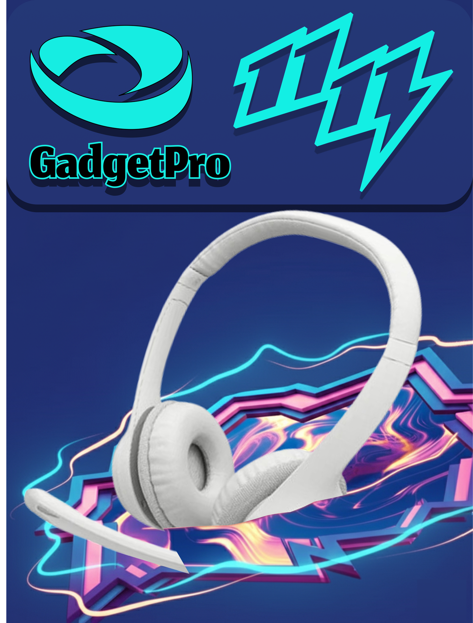 Проводная гарнитура Logitech H390 (оригинал) для операторов: удобная посадка, чистый звук Белый